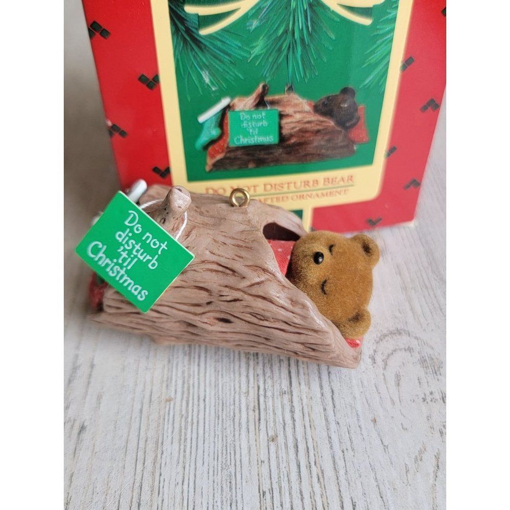 Vintage Hallmark 1985 do not disturb ornament Xmas